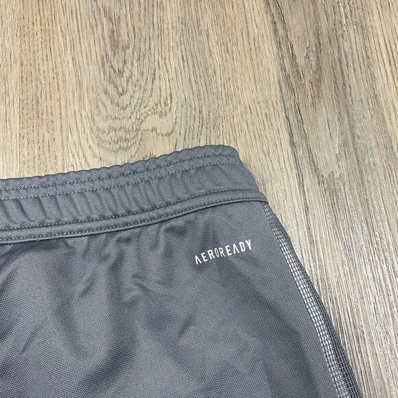 Adidas Pants Mens Large Gray Tiro AEROREADY Soccer Stripe Athletic Track - Picture 8 of 11